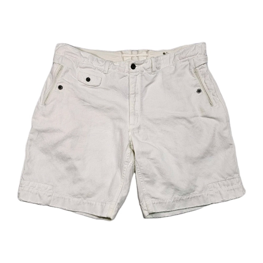 Polo by Ralph Lauren Men's White Flat Front Shorts